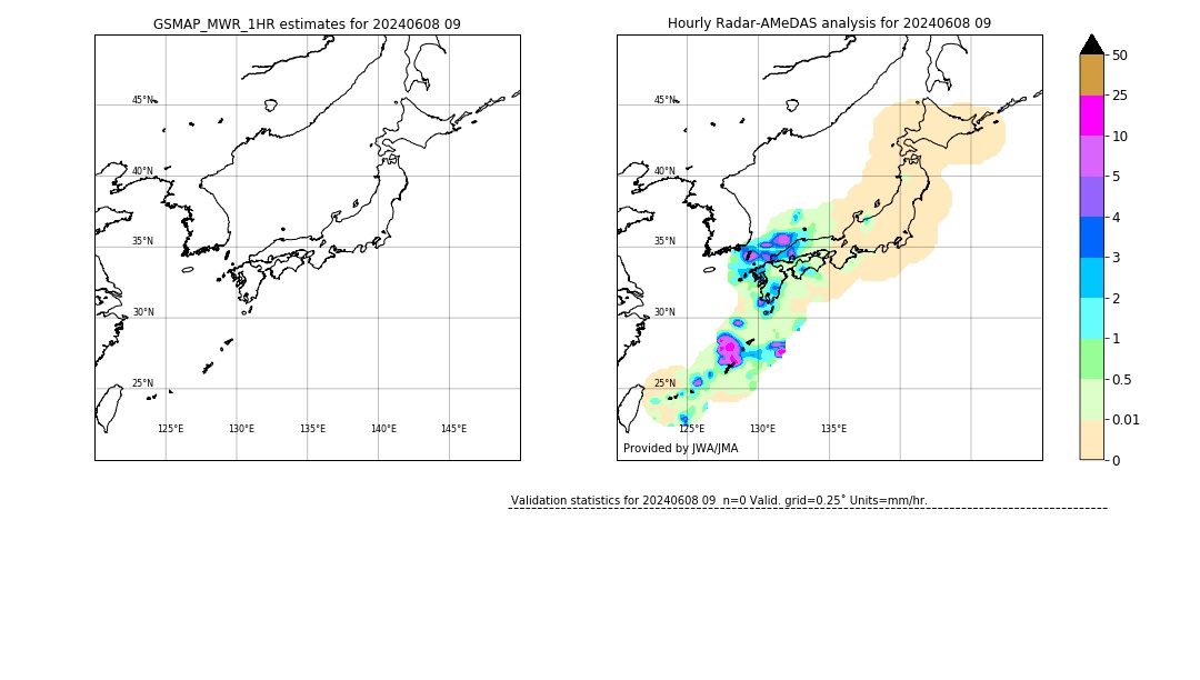 GSMaP MWR validation image. 2024/06/08 09