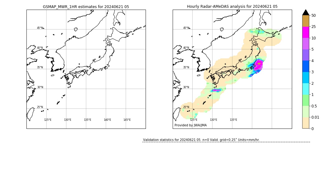 GSMaP MWR validation image. 2024/06/21 05