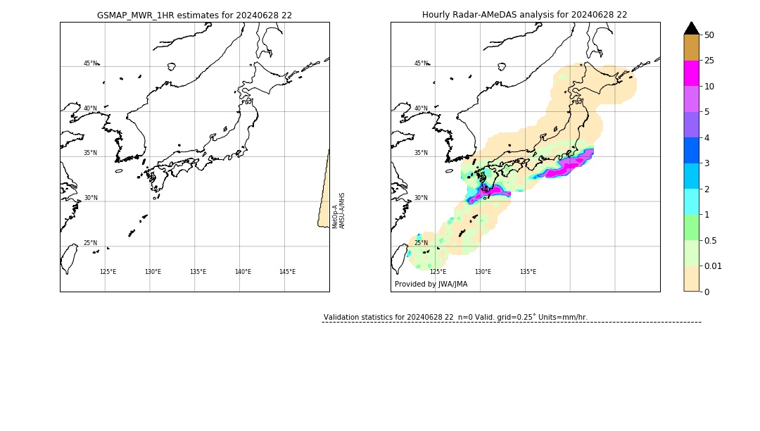 GSMaP MWR validation image. 2024/06/28 22