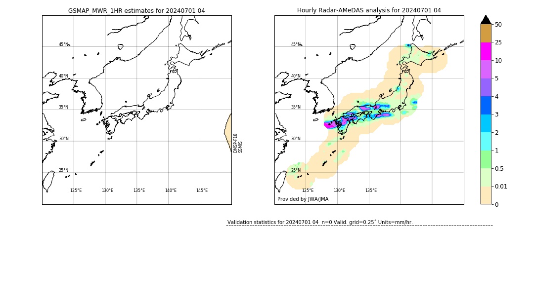 GSMaP MWR validation image. 2024/07/01 04