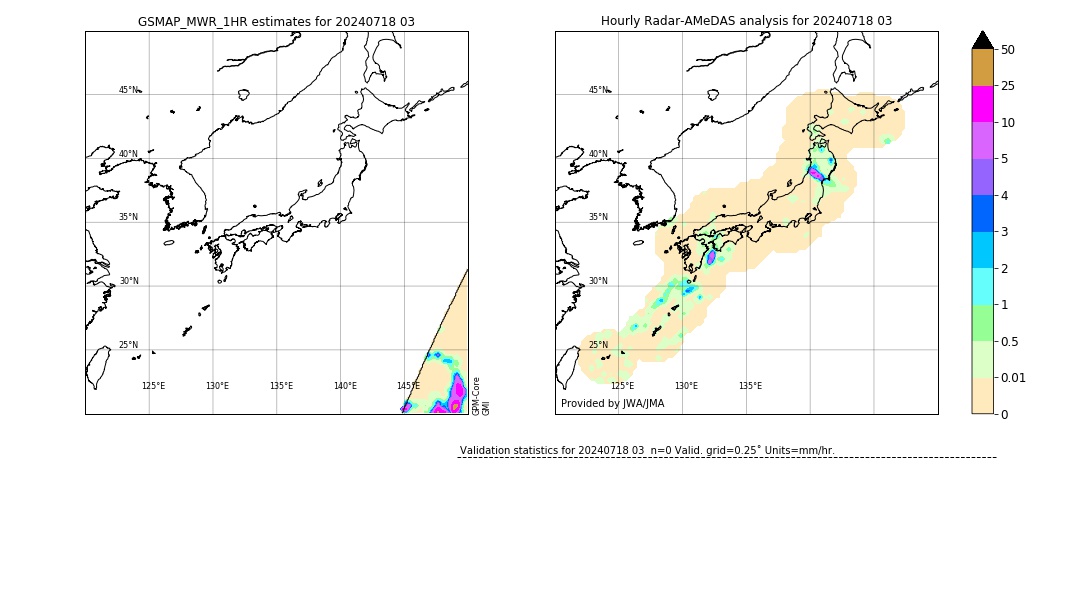 GSMaP MWR validation image. 2024/07/18 03