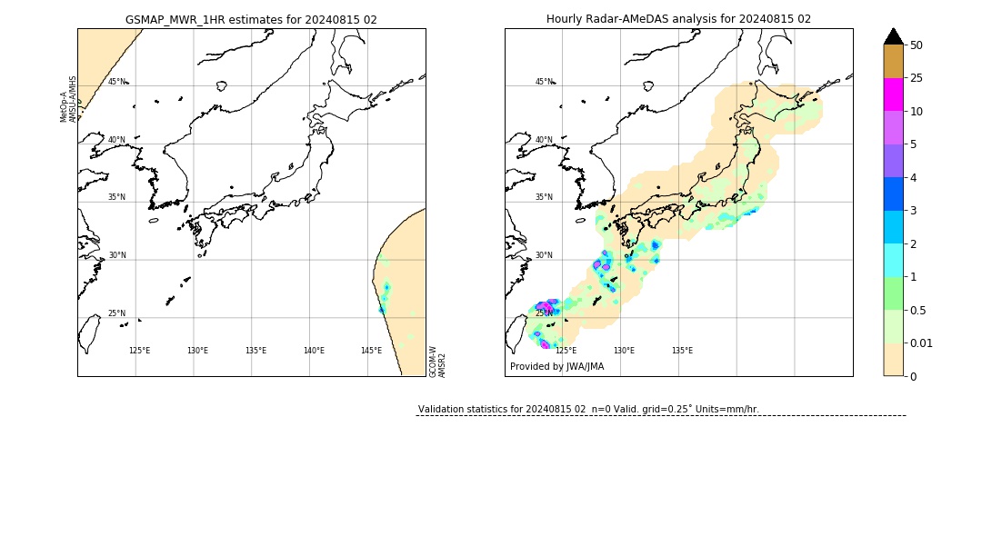 GSMaP MWR validation image. 2024/08/15 02