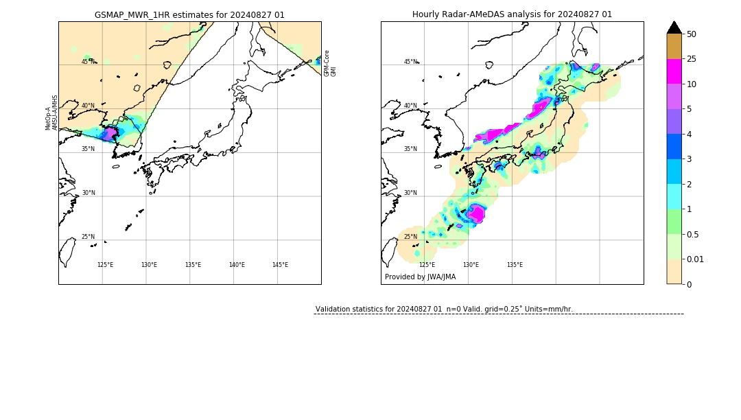 GSMaP MWR validation image. 2024/08/27 01