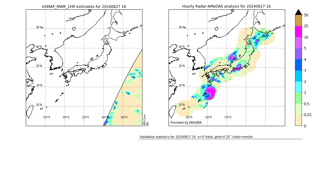 GSMaP MWR validation image. 2024/08/27 16