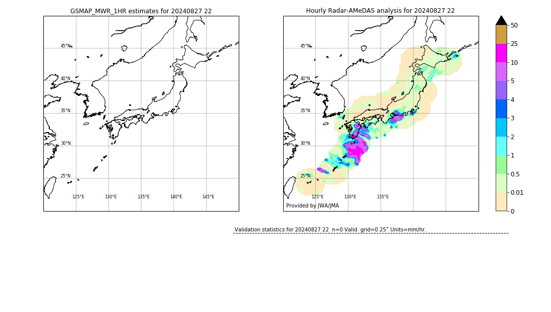 GSMaP MWR validation image. 2024/08/27 22