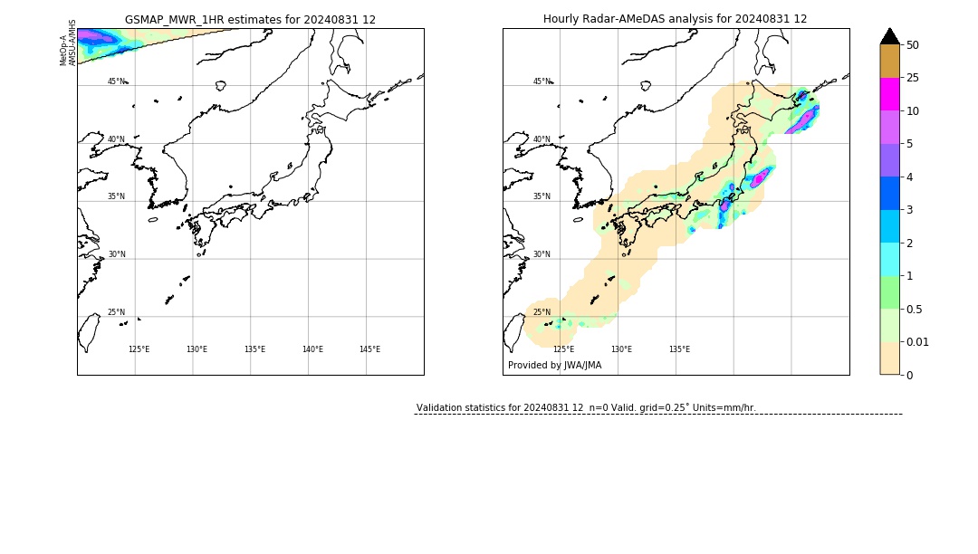 GSMaP MWR validation image. 2024/08/31 12