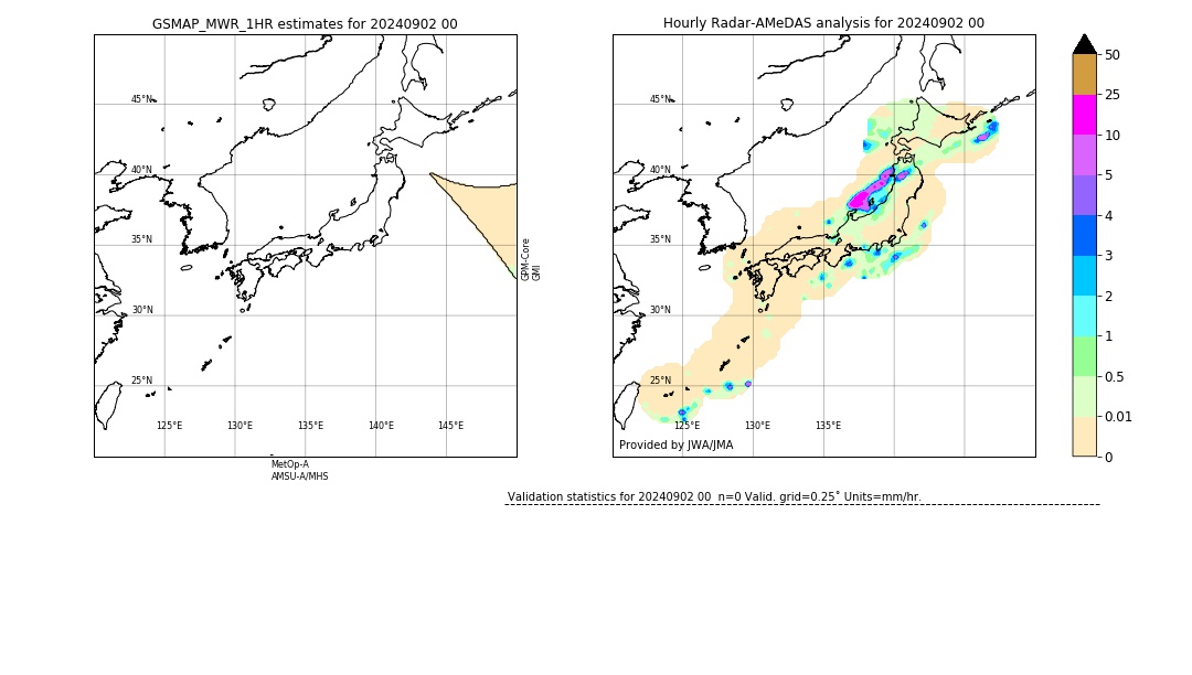 GSMaP MWR validation image. 2024/09/02 00