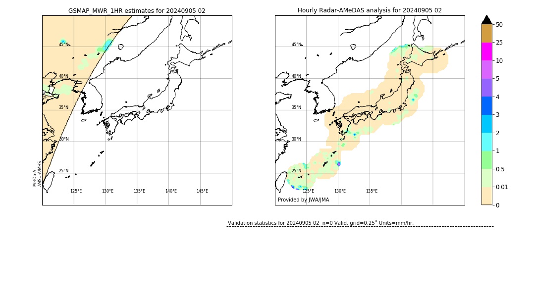 GSMaP MWR validation image. 2024/09/05 02