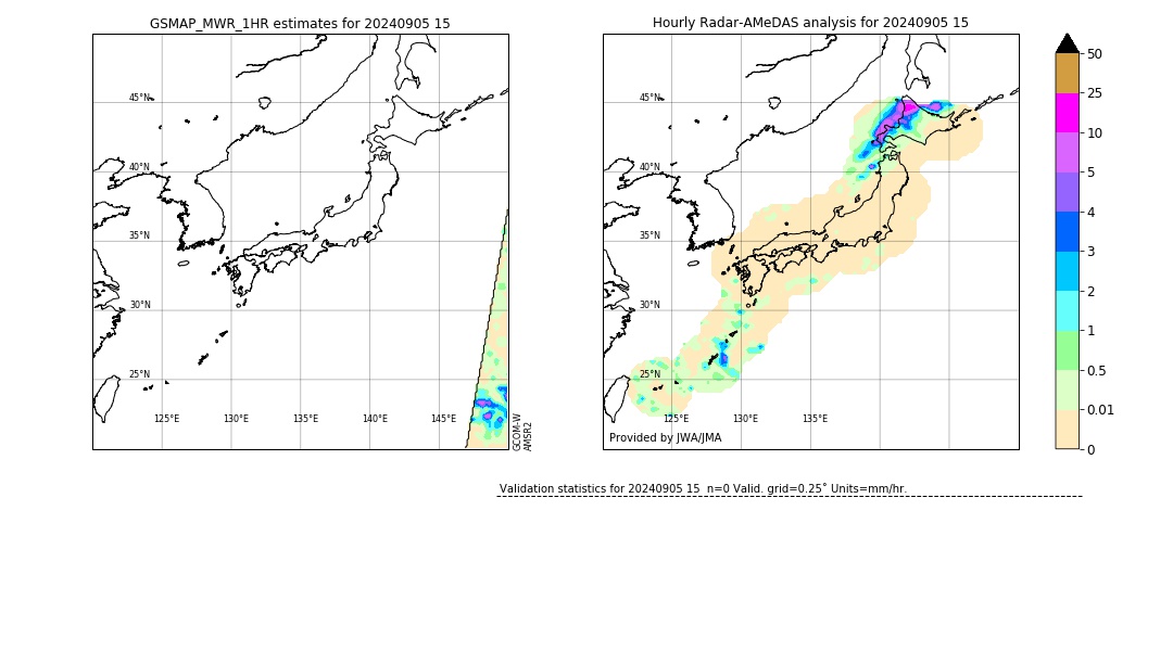 GSMaP MWR validation image. 2024/09/05 15