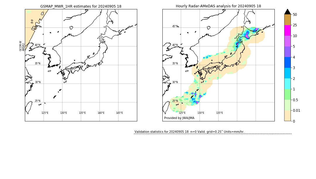 GSMaP MWR validation image. 2024/09/05 18