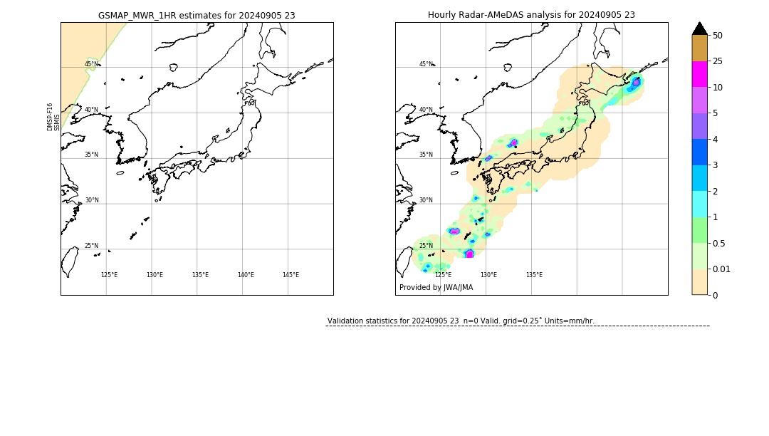 GSMaP MWR validation image. 2024/09/05 23