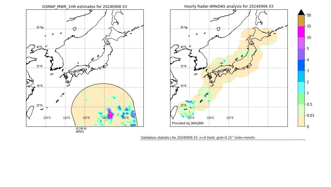 GSMaP MWR validation image. 2024/09/06 03