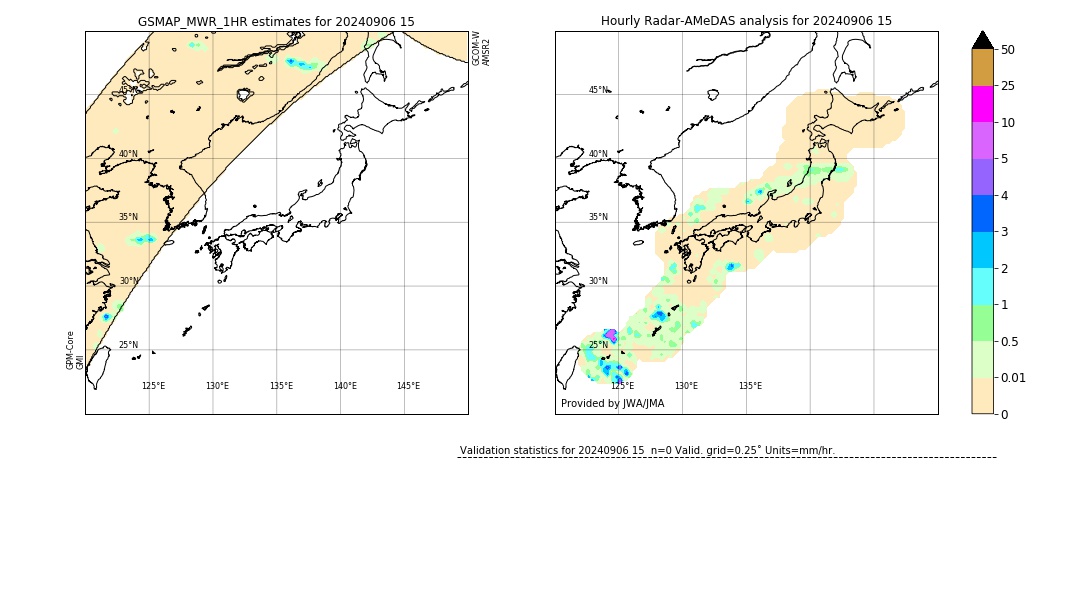 GSMaP MWR validation image. 2024/09/06 15