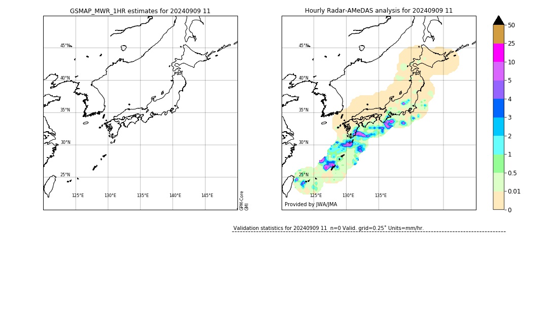 GSMaP MWR validation image. 2024/09/09 11