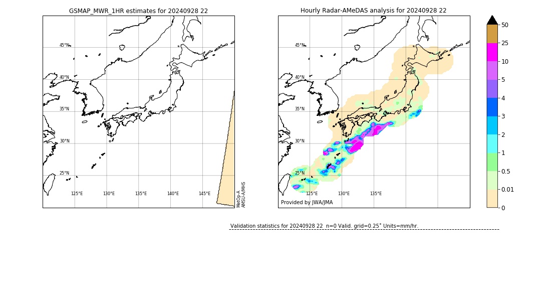 GSMaP MWR validation image. 2024/09/28 22