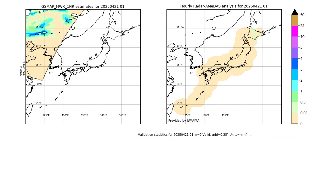 GSMaP MWR validation image. 2025/04/21 01
