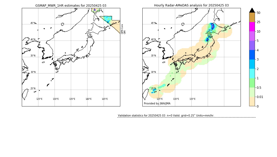 GSMaP MWR validation image. 2025/04/25 03