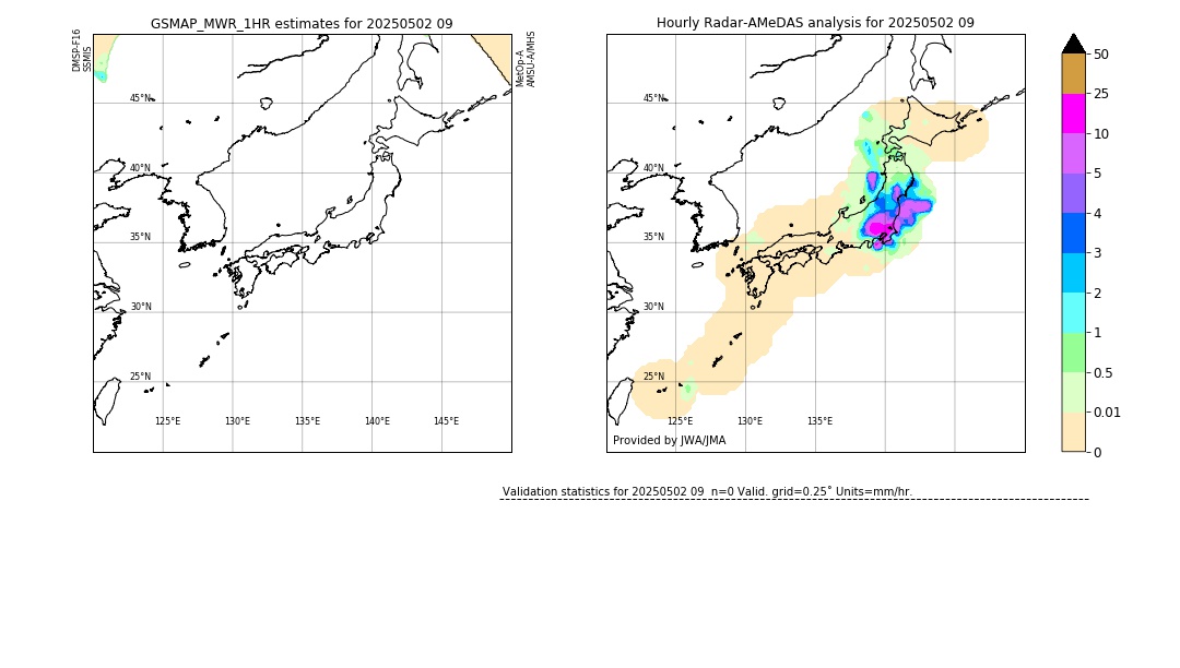 GSMaP MWR validation image. 2025/05/02 09