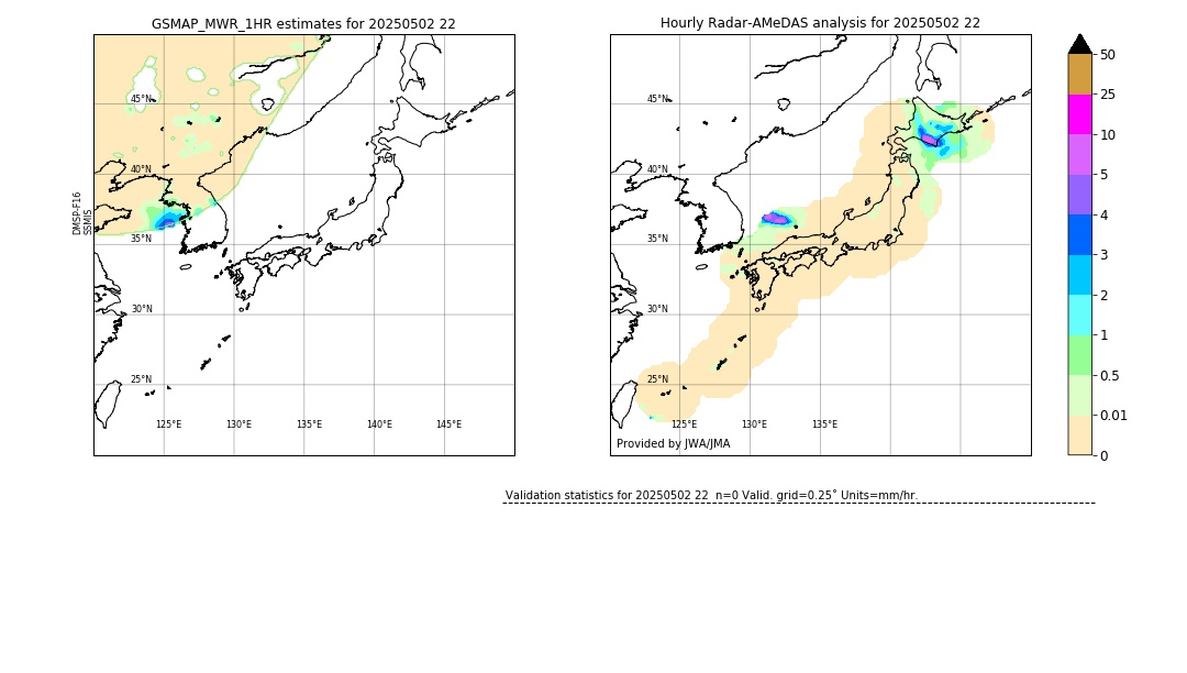 GSMaP MWR validation image. 2025/05/02 22
