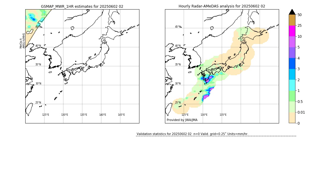 GSMaP MWR validation image. 2025/06/02 02