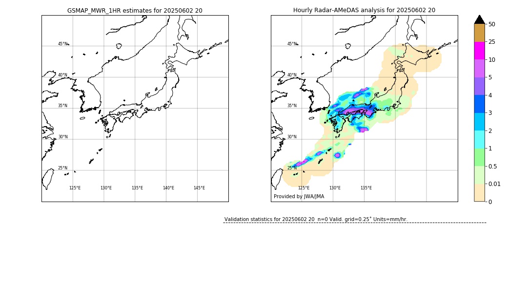 GSMaP MWR validation image. 2025/06/02 20