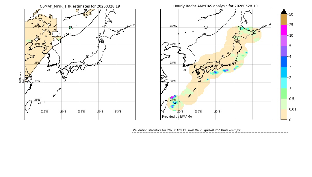 GSMaP MWR validation image. 2026/03/28 19