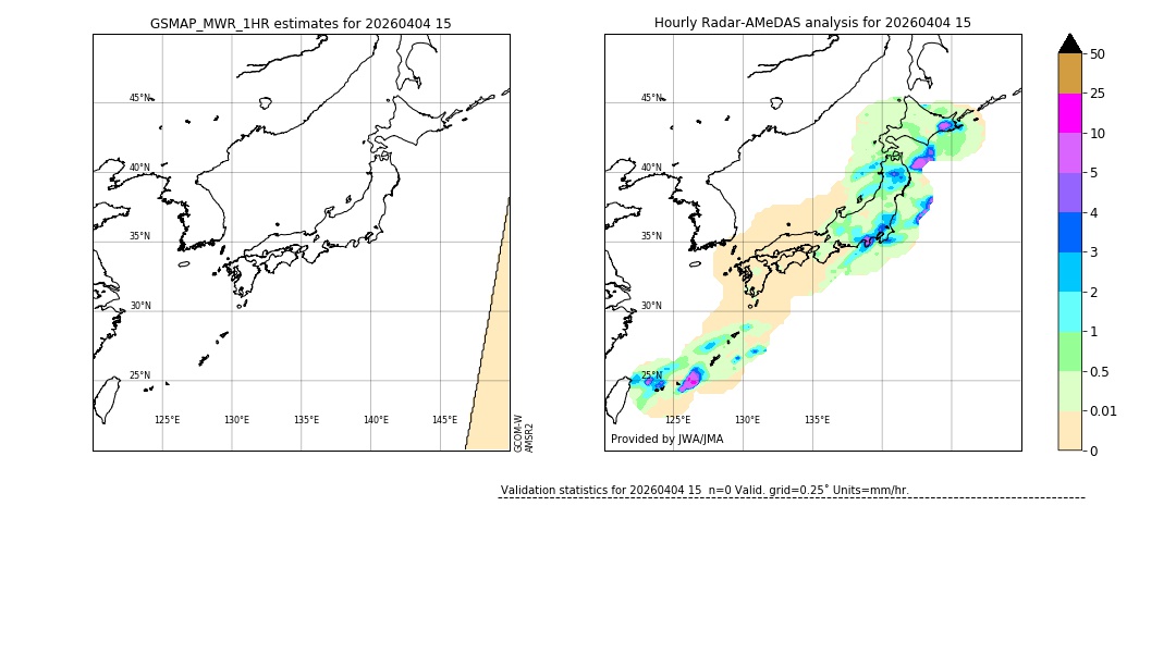 GSMaP MWR validation image. 2026/04/04 15