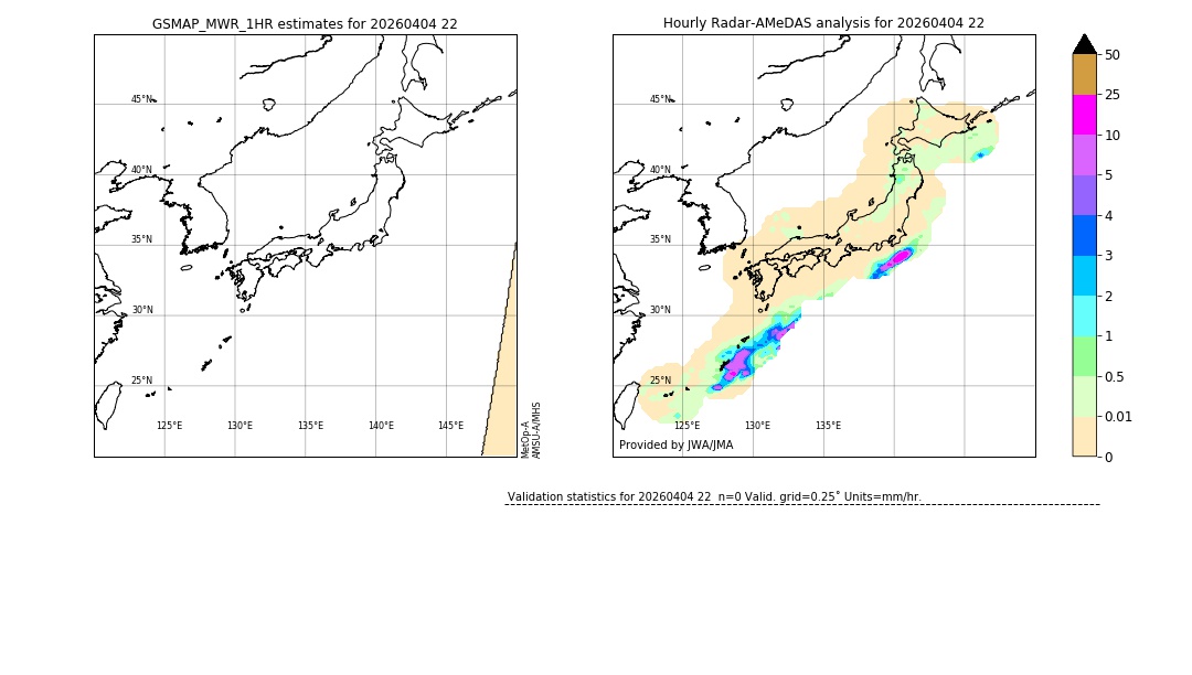 GSMaP MWR validation image. 2026/04/04 22