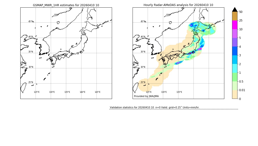 GSMaP MWR validation image. 2026/04/10 10