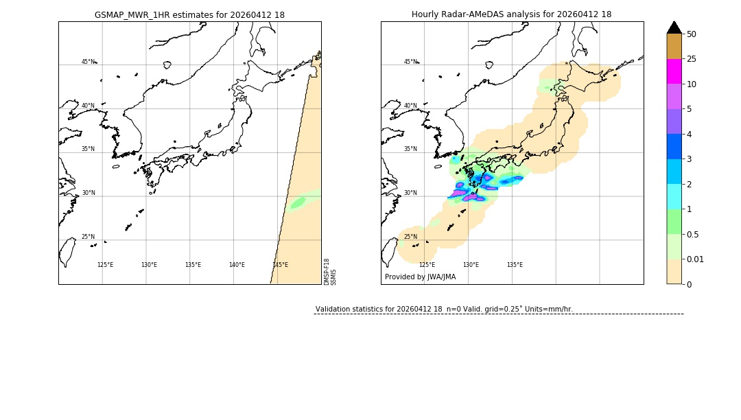 GSMaP MWR validation image. 2026/04/12 18