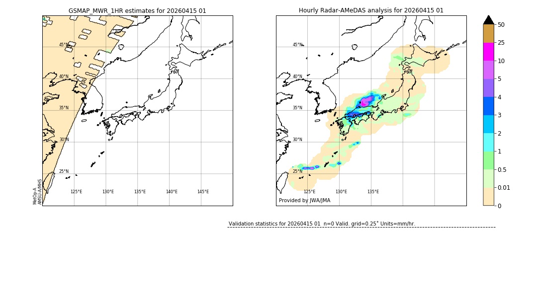 GSMaP MWR validation image. 2026/04/15 01