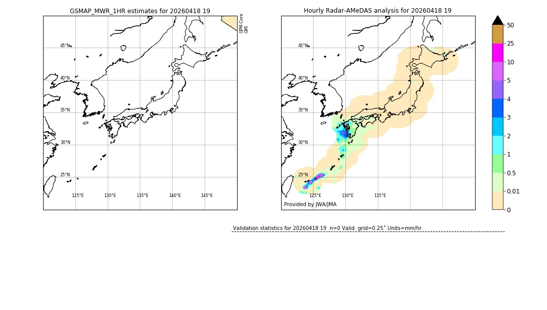 GSMaP MWR validation image. 2026/04/18 19