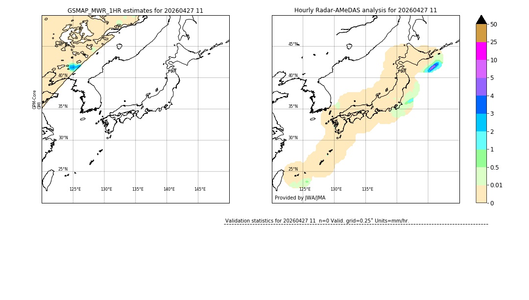 GSMaP MWR validation image. 2026/04/27 11