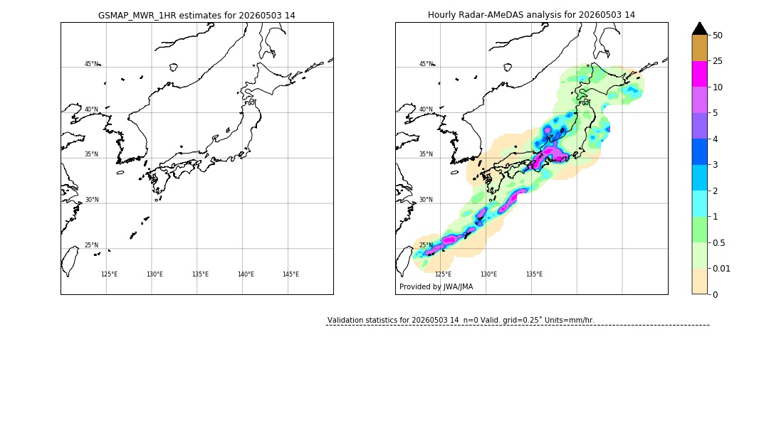GSMaP MWR validation image. 2026/05/03 14