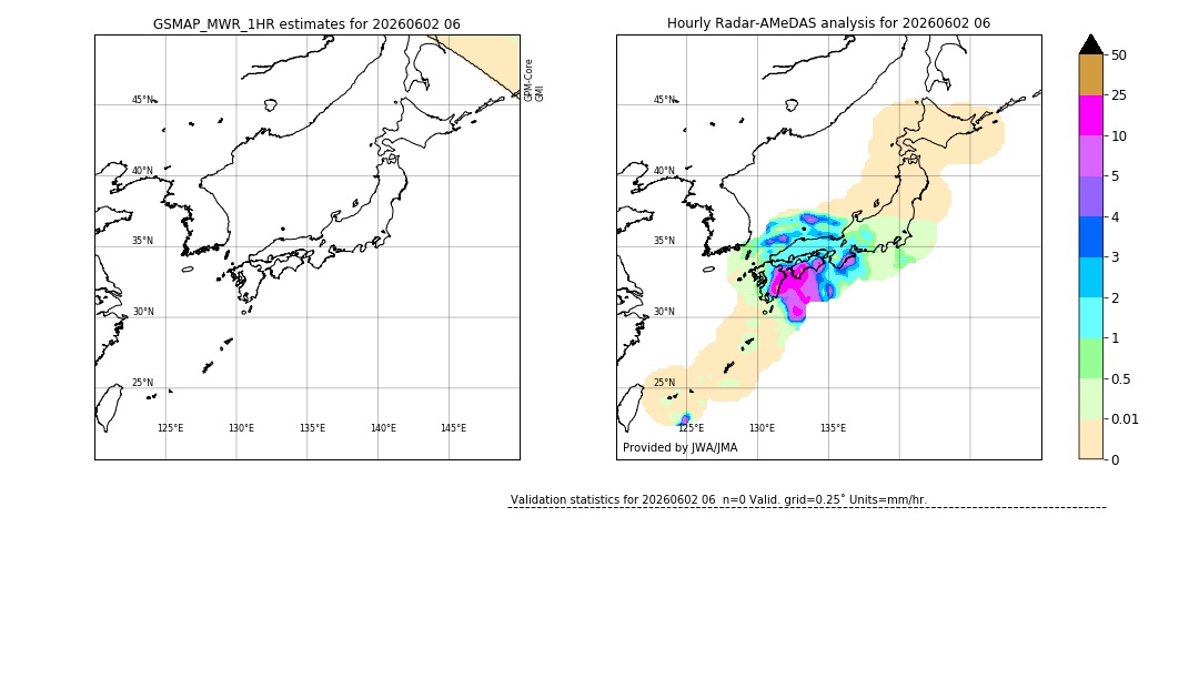 GSMaP MWR validation image. 2026/06/02 06