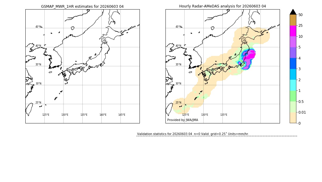 GSMaP MWR validation image. 2026/06/03 04