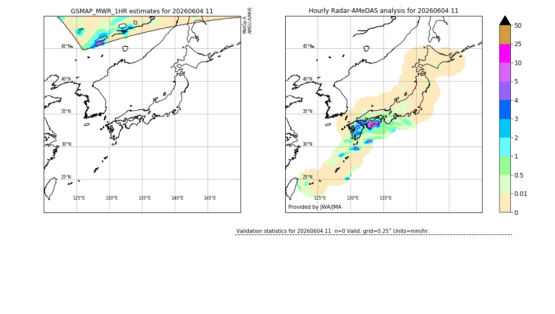 GSMaP MWR validation image. 2026/06/04 11