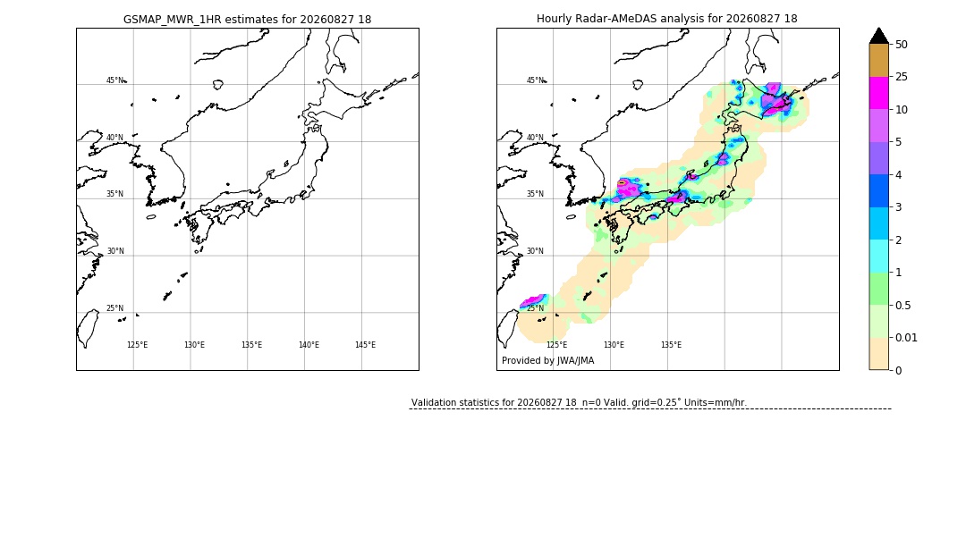 GSMaP MWR validation image. 2026/08/27 18