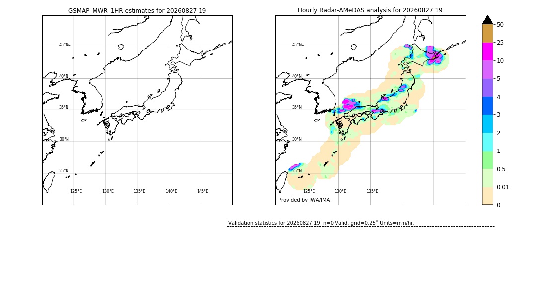 GSMaP MWR validation image. 2026/08/27 19