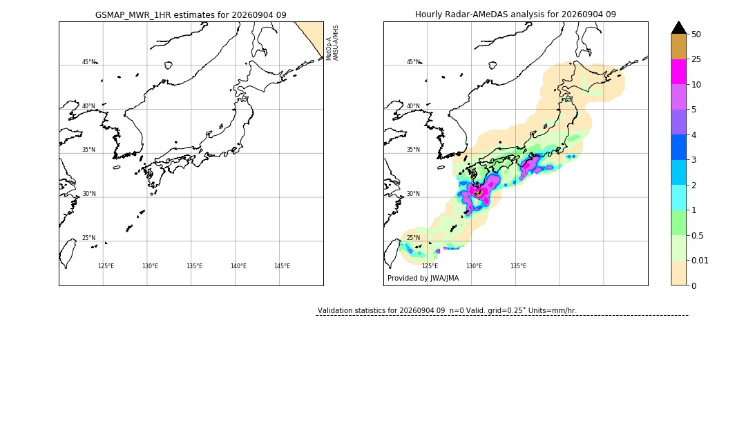 GSMaP MWR validation image. 2026/09/04 09