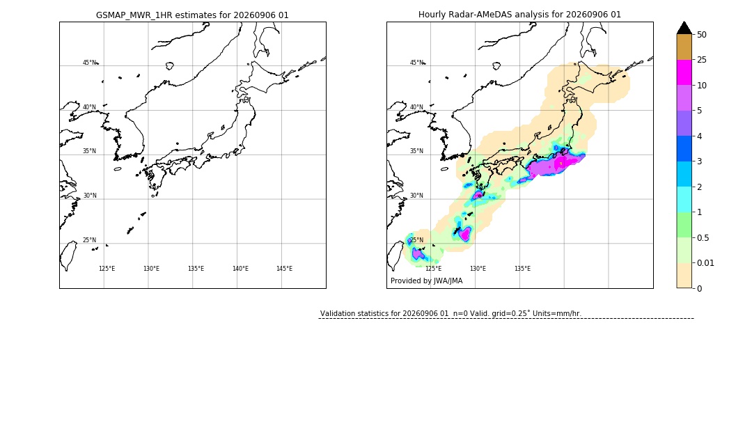 GSMaP MWR validation image. 2026/09/06 01