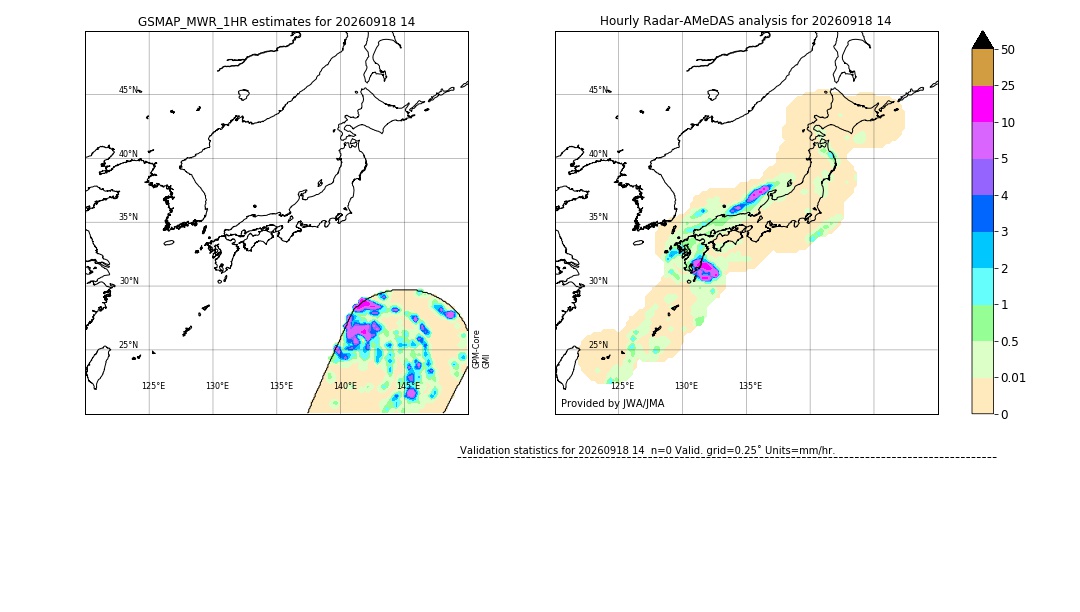 GSMaP MWR validation image. 2026/09/18 14