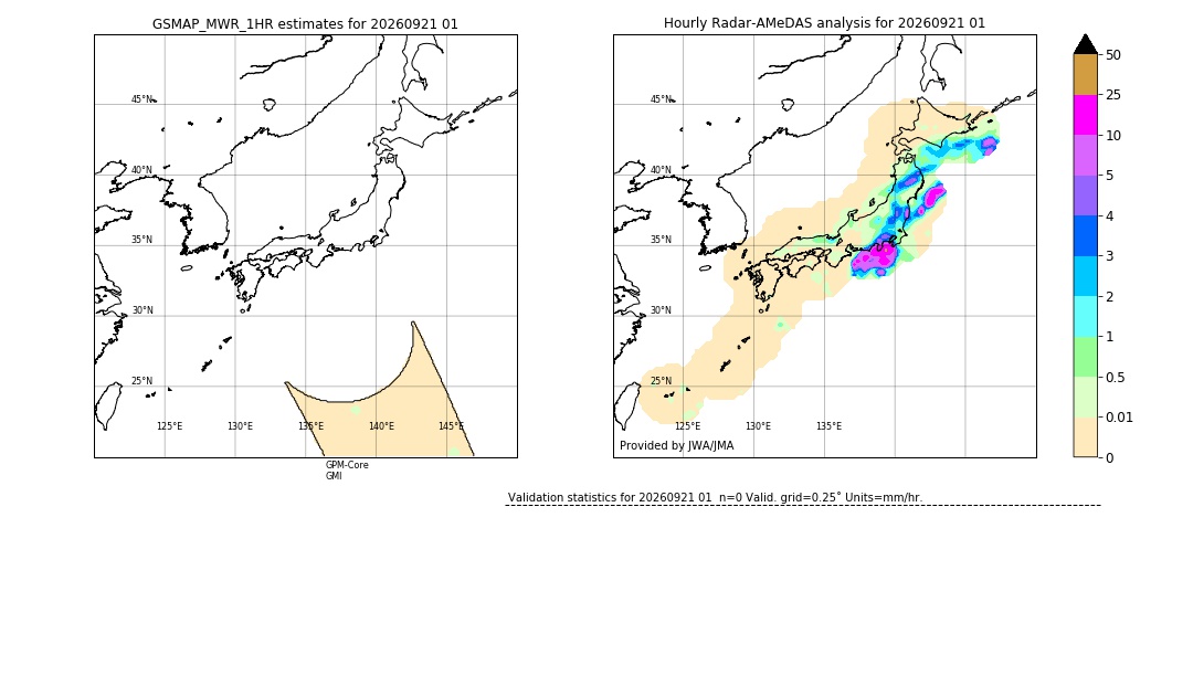 GSMaP MWR validation image. 2026/09/21 01