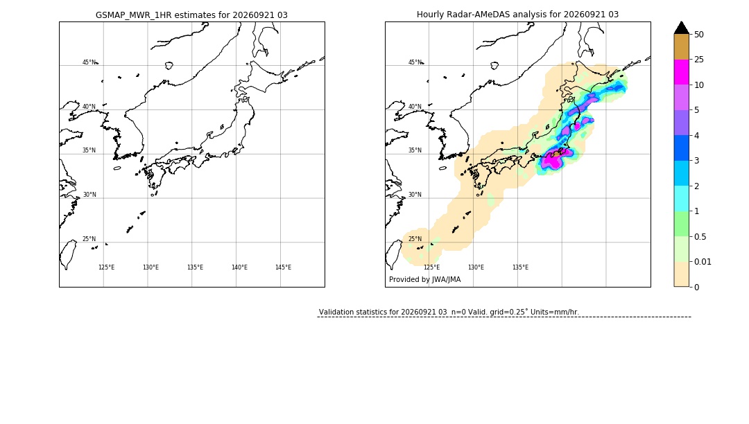GSMaP MWR validation image. 2026/09/21 03