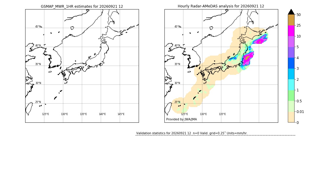 GSMaP MWR validation image. 2026/09/21 12
