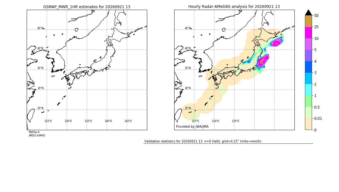 GSMaP MWR validation image. 2026/09/21 13
