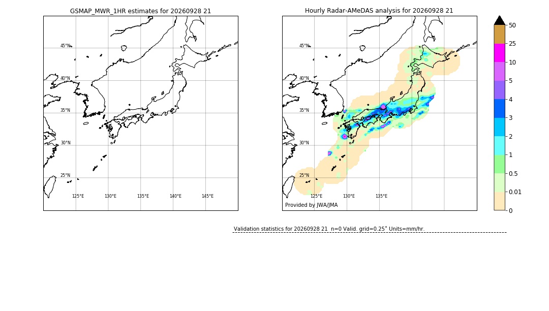 GSMaP MWR validation image. 2026/09/28 21